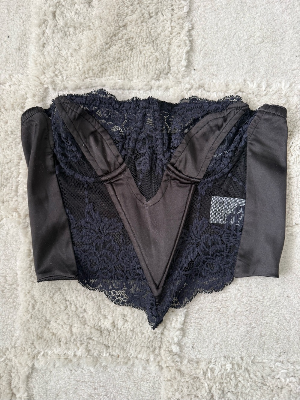 Princess Polly Black Lace Corset Top